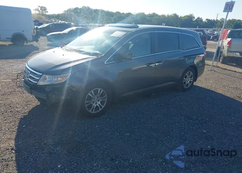 2013 Honda Odyssey Ex-L from USA, damaged, VIN 5FNRL5H68DB005152